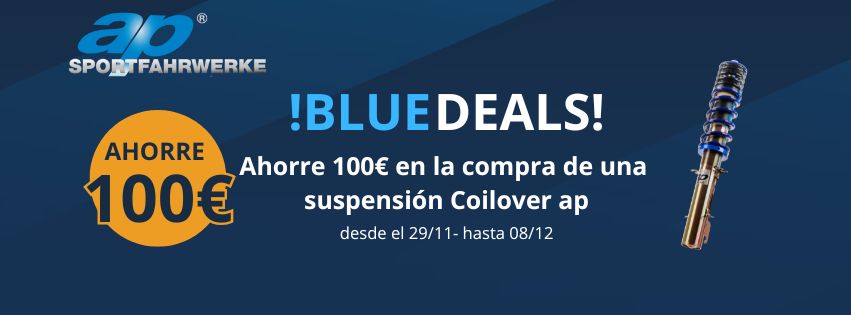 ¡Descuento de 100€ en Coilovers AP! Mejora tu conducción ahora